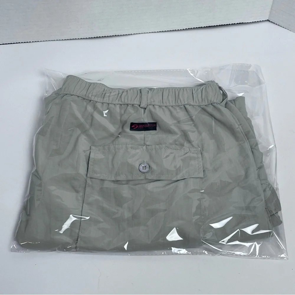 Sportif USA Men's 100% Nylon Cargo Hiking Shorts Size XXL; Outdoor, Hiking, Fish